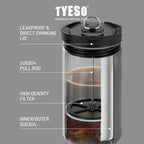 [NEW PRODUCT] Tyeso French Press Tumbler 750ml TS-01030 Dengan Saringan Kopi & Teh Anti Tumpah 25 Oz