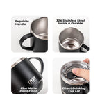 Tyeso Gelas Coffee Mug 330ml TS-8825 Stainless Steel Double Vacuum Insulated Tahan Panas 8 Jam
