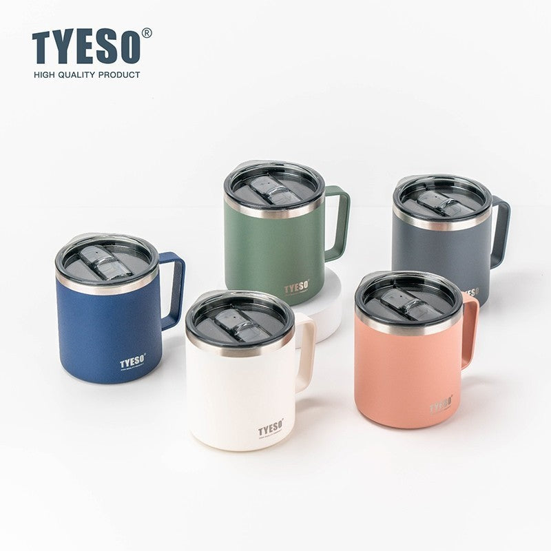 Tyeso Tumbler Gelas Stainless Steel 304 Cangkir Kopi 400ml TS-8789
