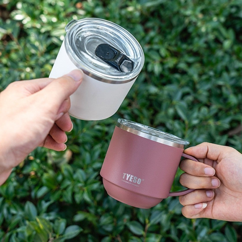 Tyeso Gelas Coffee Mug 330ml TS-8825 Stainless Steel Double Vacuum Insulated Tahan Panas 8 Jam