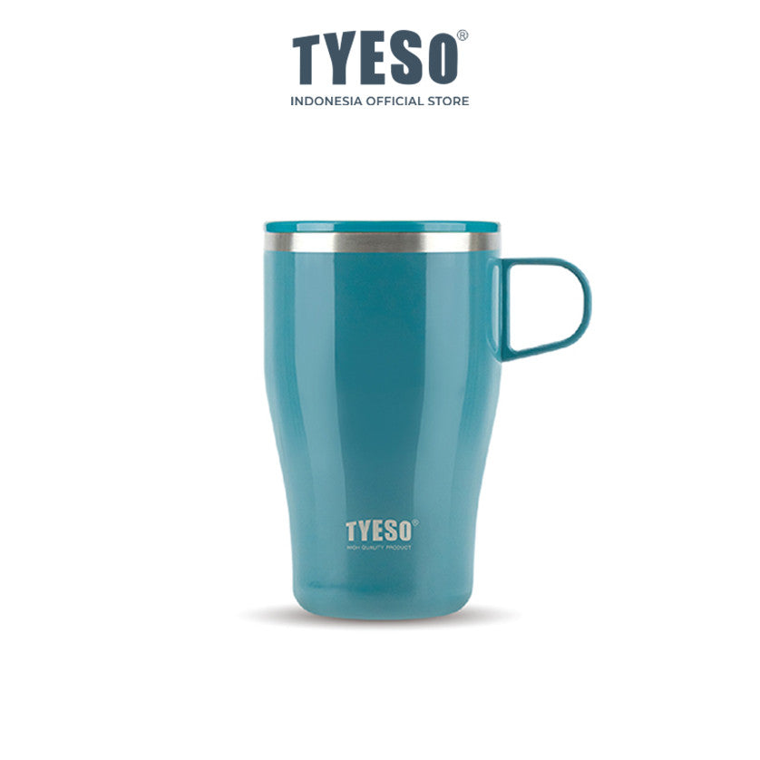 Tyeso Tumbler Gelas 400ml Stainless Steel Table Mug 304 Cangkir Kopi Insulated Coffee Cup TS-8878