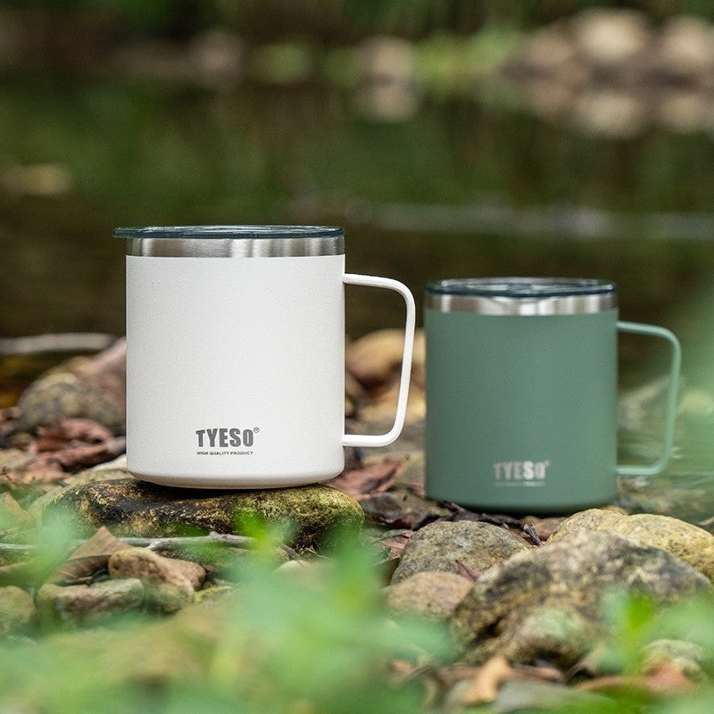 Tyeso Tumbler Gelas Stainless Steel 304 Cangkir Kopi 400ml TS-8789