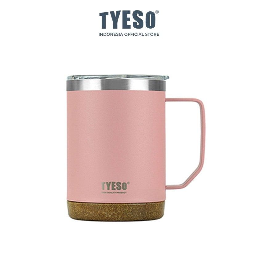 Tyeso Tumbler Mug Stainless Steel 710ml TS-8837 Gelas Motif Kayu Coffee Cup Vacuum Insulated