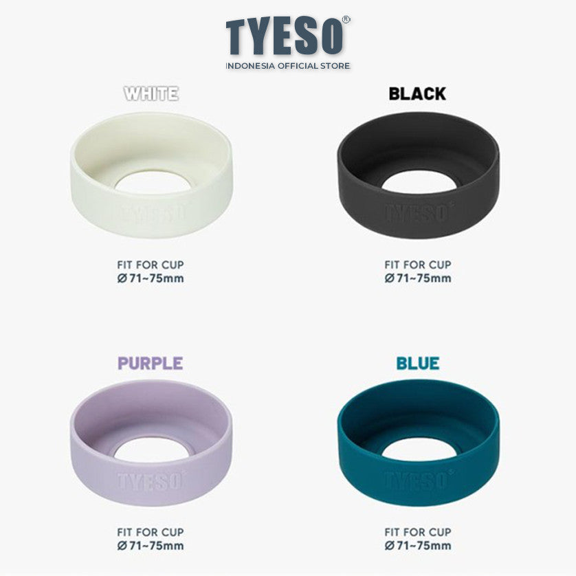 Tyeso Karet Anti Slip Coffee Mug 600ml/750ml/900ml TS-8826/TS-8827/TS-8828 - TS-8102 Silicone Coaster