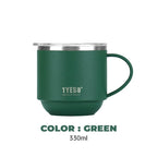 Tyeso Gelas Coffee Mug 330ml TS-8825 Stainless Steel Double Vacuum Insulated Tahan Panas 8 Jam