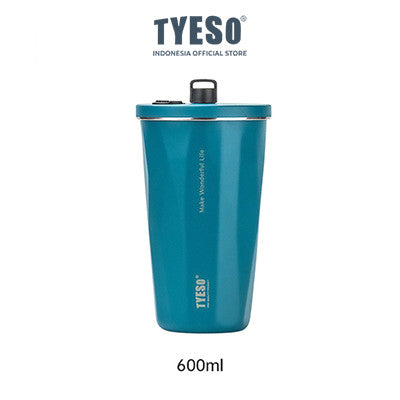 Tyeso Tumbler Minum 600ml Polos TS-8848 Vacuum Insulated Stainless Steel