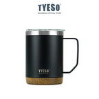 Tyeso Tumbler Mug Stainless Steel 710ml TS-8837 Gelas Motif Kayu Coffee Cup Vacuum Insulated