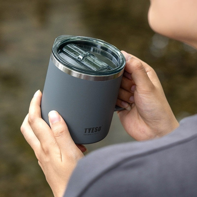 Tyeso Tumbler Gelas Stainless Steel 304 Cangkir Kopi 400ml TS-8789