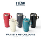 Tyeso Tumbler Gelas 400ml Stainless Steel Table Mug 304 Cangkir Kopi Insulated Coffee Cup TS-8878