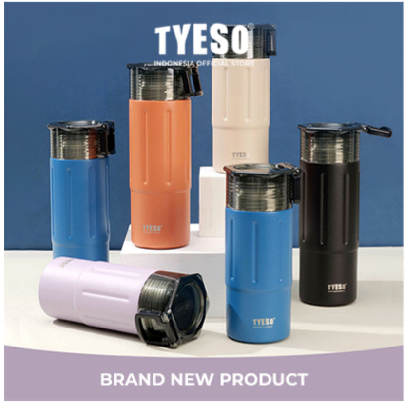 Tyeso Tumbler Botol Minum 600mL Cup TS-8823 30oz Stainless Steel Double Vacuum Insulated Sports