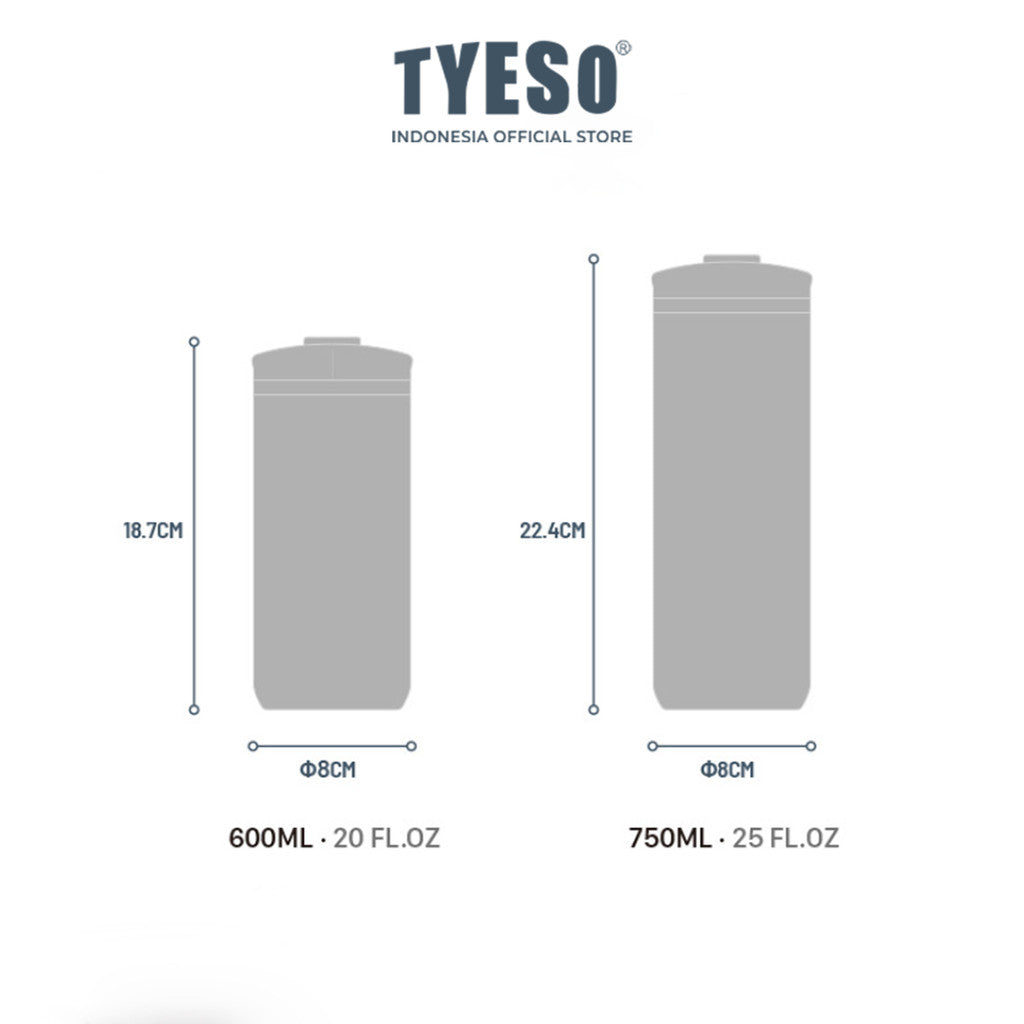 [NEW PRODUCT] Tyeso French Press Tumbler 750ml TS-01030 Dengan Saringan Kopi & Teh Anti Tumpah 25 Oz