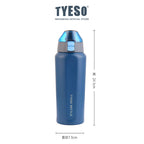 Tyeso Botol Minum 600 mL Square TS 8817 Thermos Cup Portable Stainless Steel BPA FREE 20 Oz