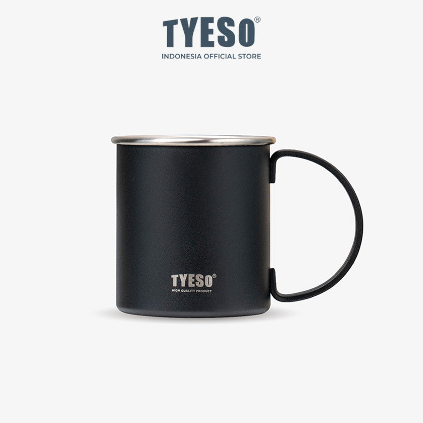 Tyeso Gelas Table Mug 473 mL TS-8845 Tahan Panas & Dingin Stainless Steel Double Vacuum Insulated