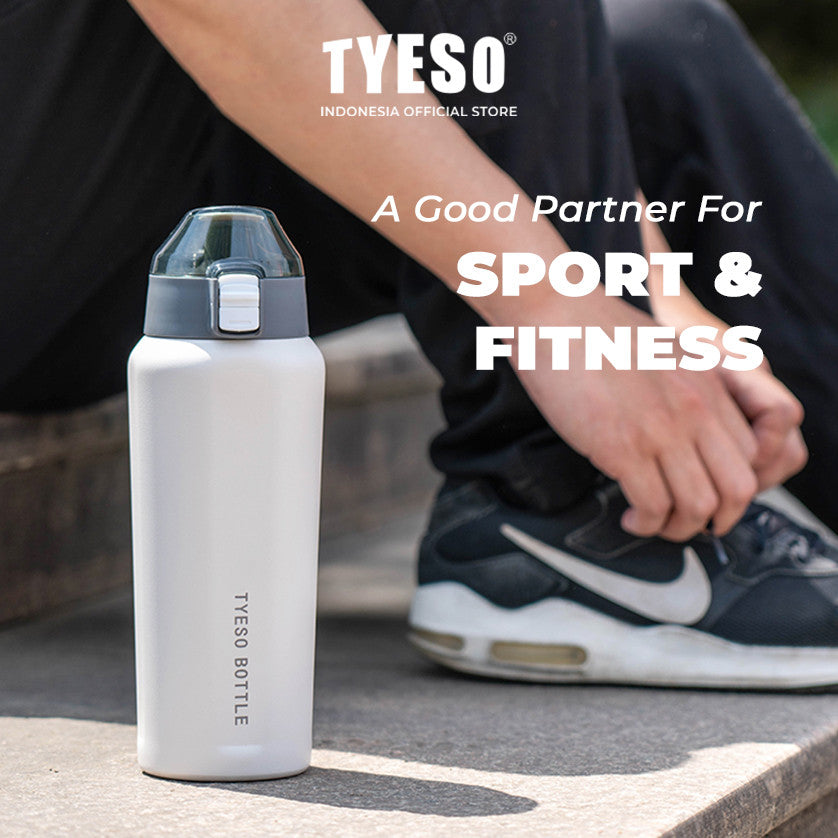 Tyeso Botol Minum 600 mL Square TS 8817 Thermos Cup Portable Stainless Steel BPA FREE 20 Oz