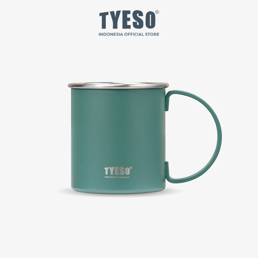 Tyeso Gelas Table Mug 473 mL TS-8845 Tahan Panas & Dingin Stainless Steel Double Vacuum Insulated