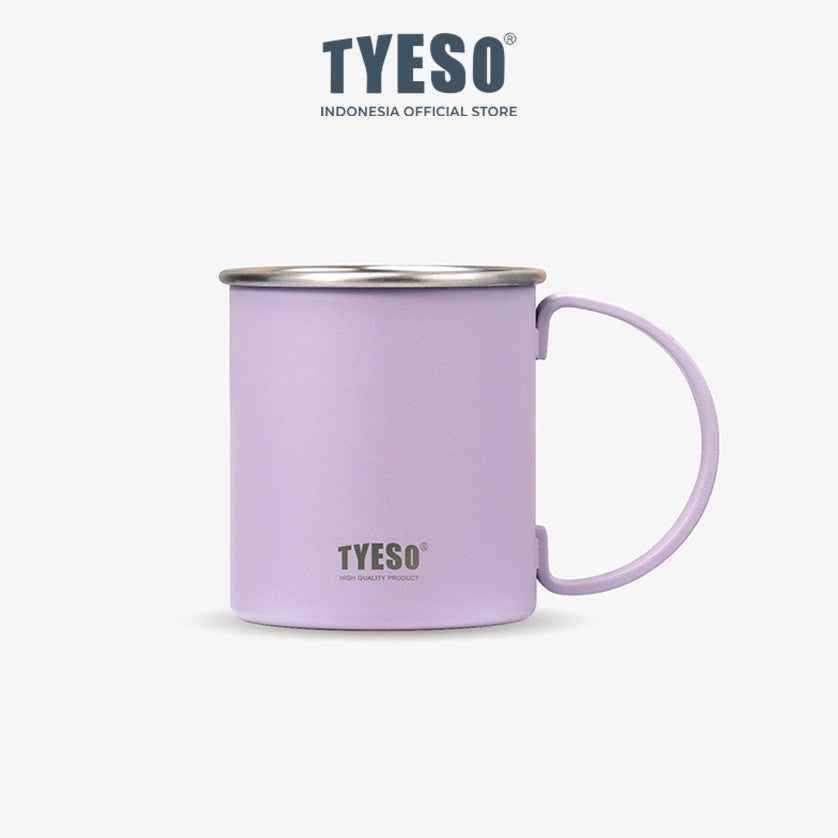 Tyeso Gelas Table Mug 473 mL TS-8845 Tahan Panas & Dingin Stainless Steel Double Vacuum Insulated