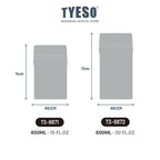 Tyeso Food Jar 450ML Lunch Box SUS 316 Stainless Steel TS-8871 Wadah Tempat Penyimpanan Bekal Makanan Tahan Panas Dan Dingin