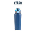 Tyeso Botol Minum 600 mL Square TS 8817 Thermos Cup Portable Stainless Steel BPA FREE 20 Oz