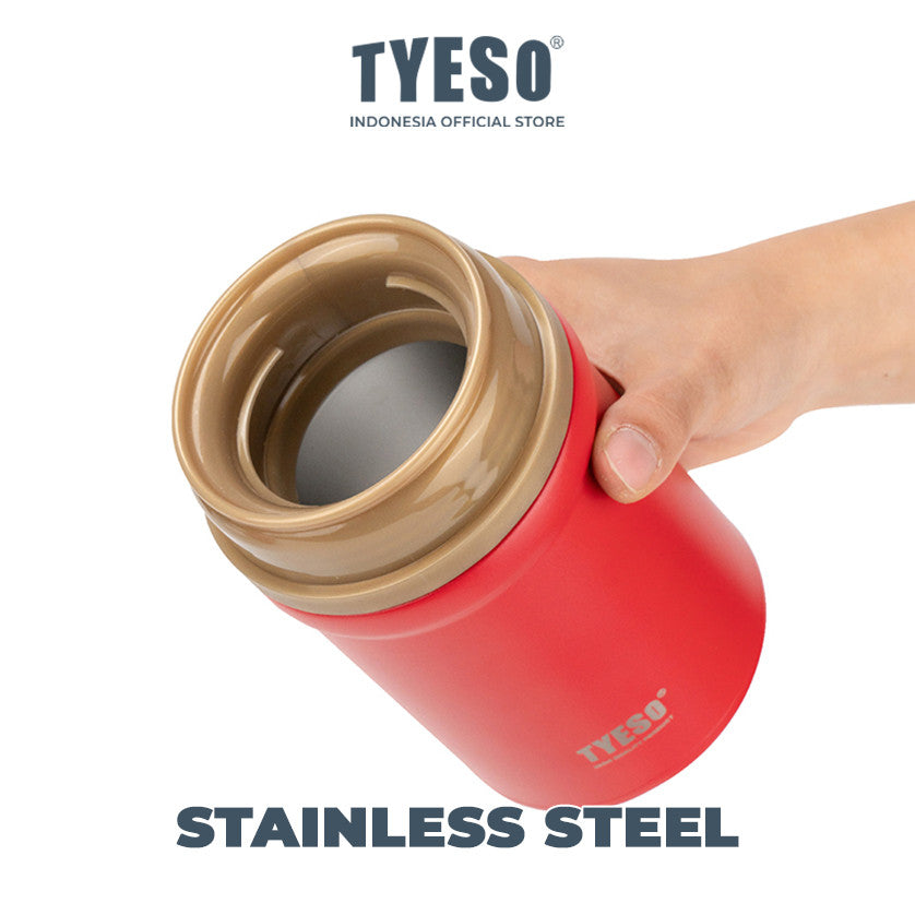 Tyeso Food Jar 450ML Lunch Box SUS 316 Stainless Steel TS-8871 Wadah Tempat Penyimpanan Bekal Makanan Tahan Panas Dan Dingin
