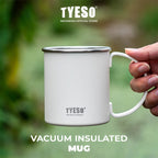 Tyeso Gelas Table Mug 473 mL TS-8845 Tahan Panas & Dingin Stainless Steel Double Vacuum Insulated