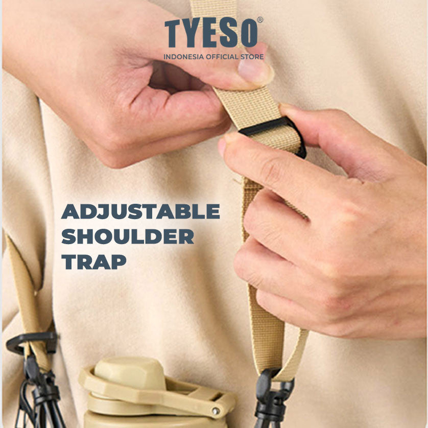 Tyeso Tas Botol Minum Sarung Pembawa Selempang TS-8182 Size L Tempat Botol Air Minum Olahraga Travel
