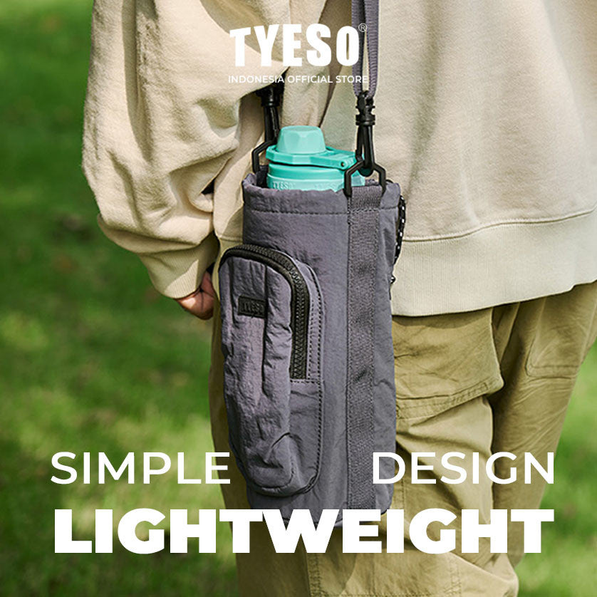 Tyeso Tas Botol Minum Sarung Pembawa Selempang TS-8182 Size L Tempat Botol Air Minum Olahraga Travel