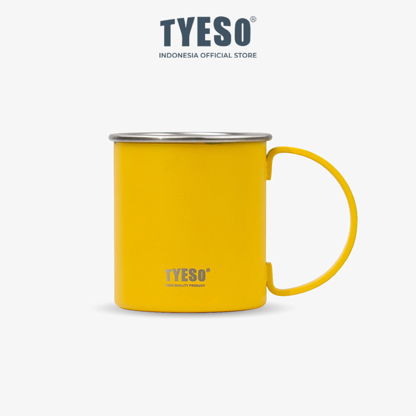 Tyeso Gelas Table Mug 473 mL TS-8845 Tahan Panas & Dingin Stainless Steel Double Vacuum Insulated