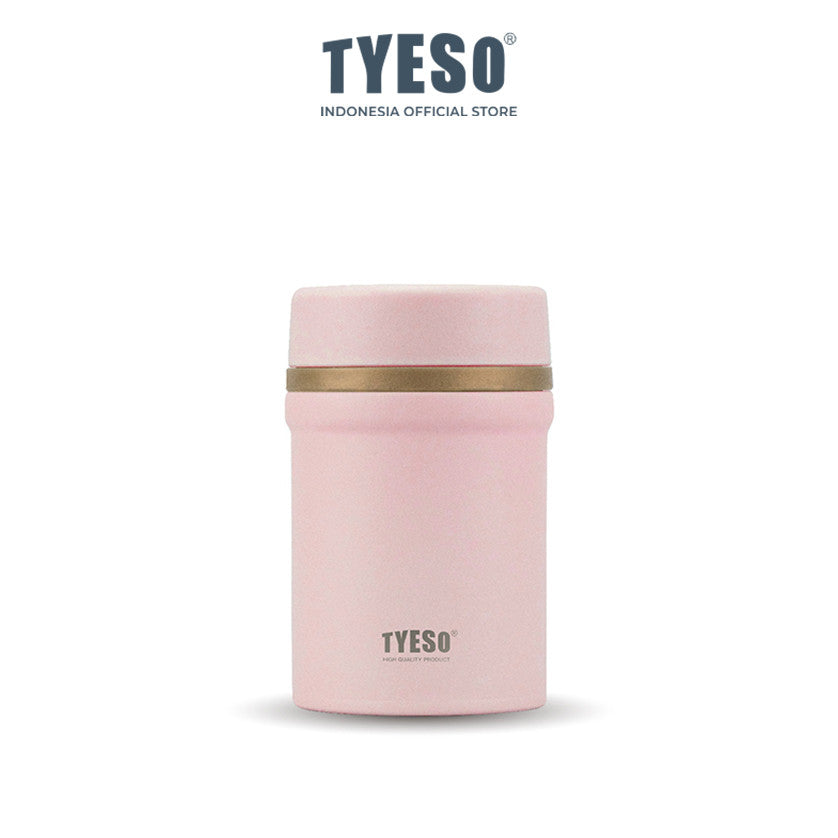 Tyeso Food Jar 450ML Lunch Box SUS 316 Stainless Steel TS-8871 Wadah Tempat Penyimpanan Bekal Makanan Tahan Panas Dan Dingin