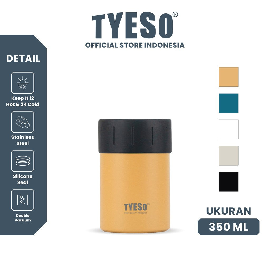 Tyeso Tumbler Table Mug Can Cooler 350ml TS-8897 Penyimpanan botol Kaleng Multifungsi