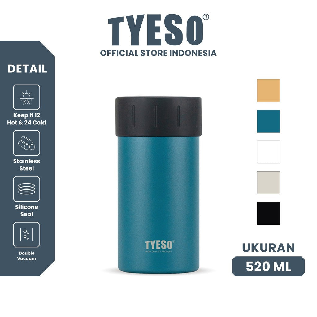 Tyeso Tumbler Table Mug Can Cooler 520ml TS-8898 Penyimpanan botol Kaleng Multifungsi
