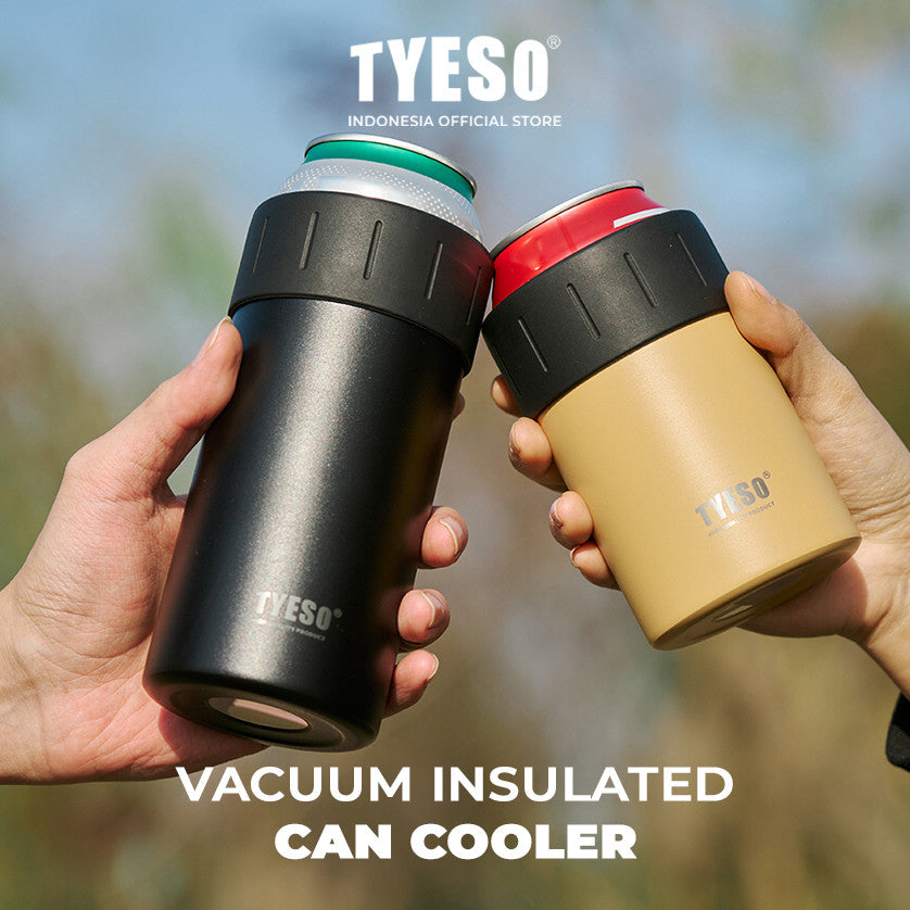 Tyeso Tumbler Table Mug Can Cooler 350ml TS-8897 Penyimpanan botol Kaleng Multifungsi