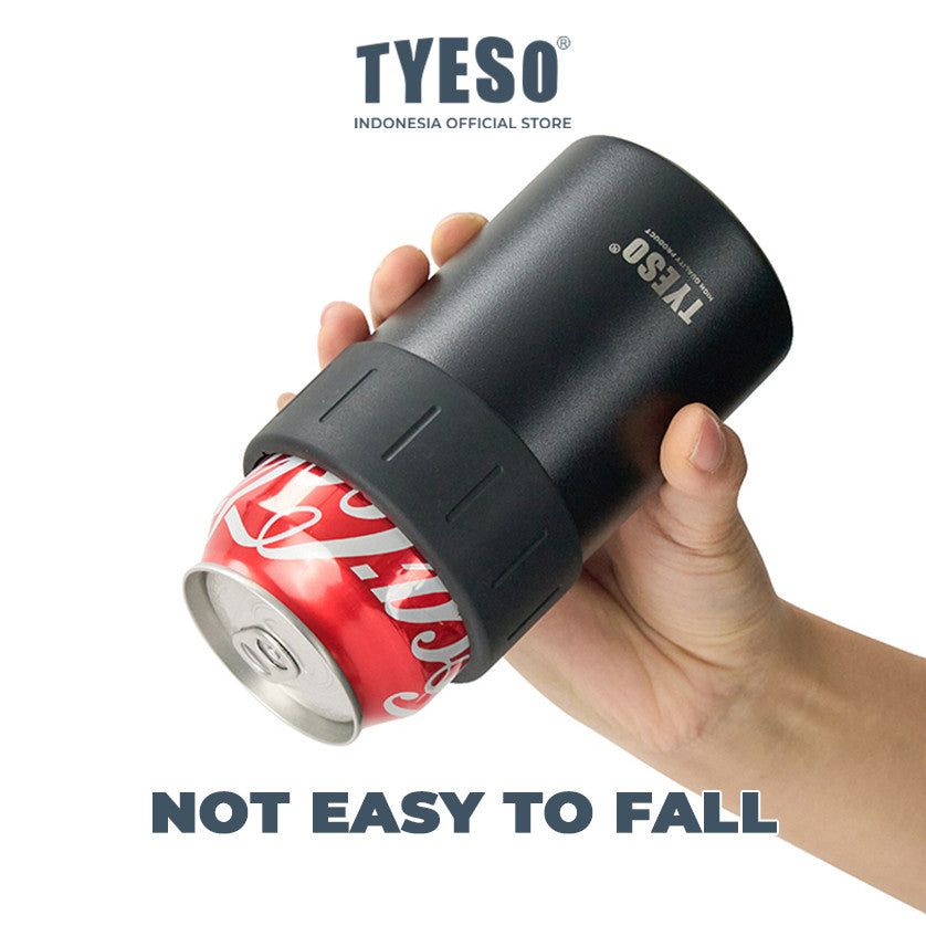 Tyeso Tumbler Table Mug Can Cooler 520ml TS-8898 Penyimpanan botol Kaleng Multifungsi