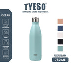 Tyeso Tumbler Botol Klasik 750ml TS-8842 Stainless Sports Double Vacuum Insulated Tahan Panas Dingin