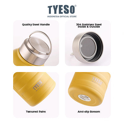 Tyeso Tumbler Botol Minum Caterpillar 750ml TS-8815 Sports Portable Vacuum Insulated Stainless Steel