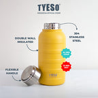 Tyeso Botol Minum Thermos Caterpillar 1000ml TS-8816 Vacuum Insulated Stainless Steel