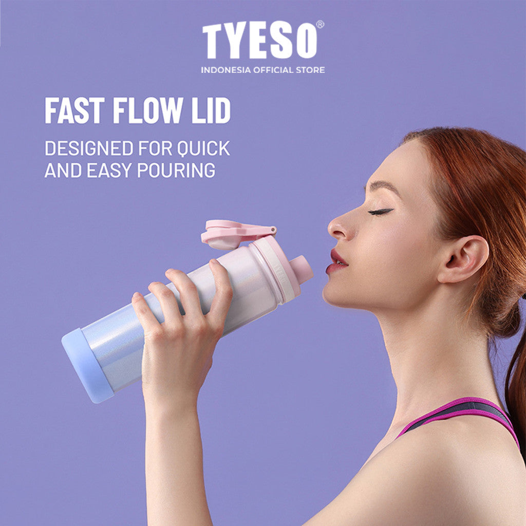 [NEW PRODUCT] Tyeso Tumbler Gradasi 750ml Botol Minum Sport Portable TS-01035 BPA FREE 25 Oz