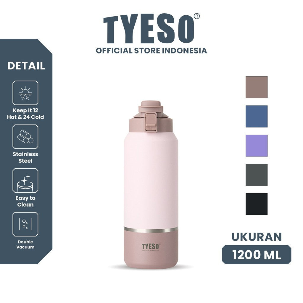 Tyeso Sport Thermos Flask Tumbler 1200 ml TS-01013 Vacuum Insulated  40 Oz