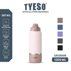 Tyeso Sport Thermos Flask Tumbler 1200 ml TS-01013 Vacuum Insulated  40 Oz