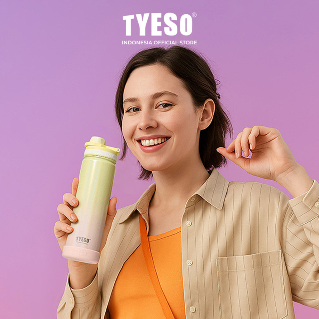 [NEW PRODUCT] Tyeso Tumbler Gradasi 750ml Botol Minum Sport Portable TS-01035 BPA FREE 25 Oz