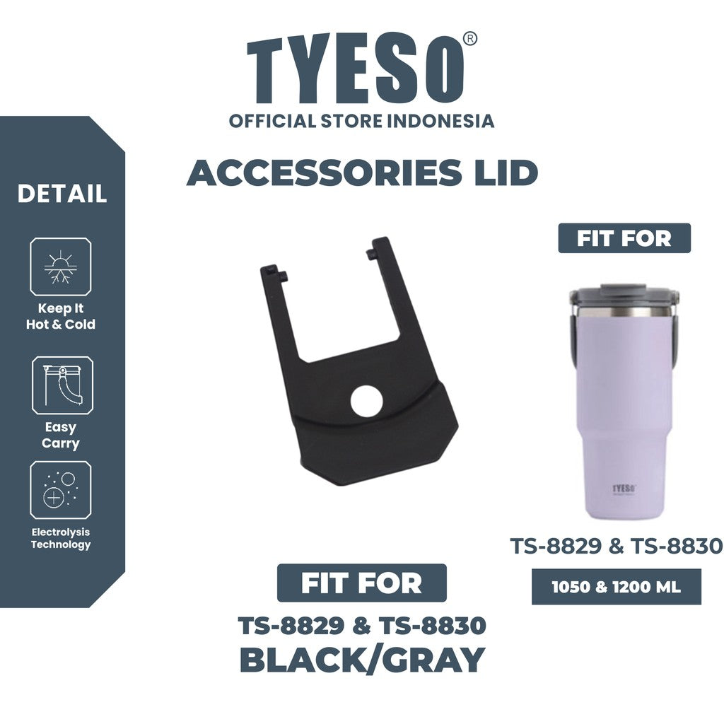 TYESO Sparepart Original Tumbler Lid Push Piece Tyeso TS-8826 - 8828 Tutup Botol Minum