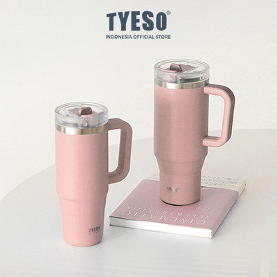 Tyeso Aura Tumbler Handle Portable Stainless Coffee cup 900 mL TS-8866 Thermos Cup Vacuum Insulated