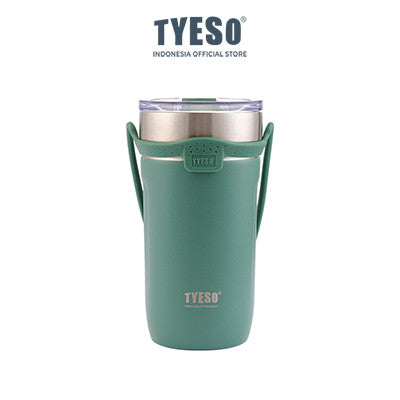 Tyeso Botol Minum Sedotan 710ml TS-8767 Tumbler Handle Silikon Cup Vacuum Insulated Stainless Steel