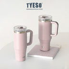 Tyeso Aura Tumbler Handle Portable Stainless Coffee cup 900 mL TS-8866 Thermos Cup Vacuum Insulated