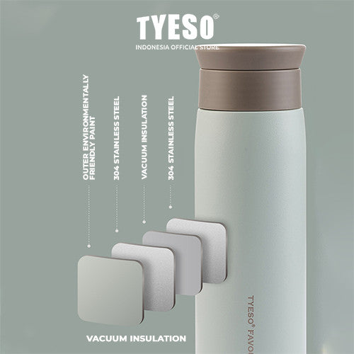 Tyeso Botol Minum 500mL TS-8730 Thermos Cup Vacuum Insulated