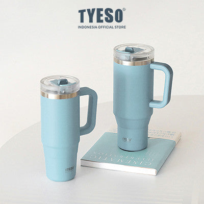 Tyeso Aura Tumbler Handle Portable Stainless Coffee cup 900 mL TS-8866 Thermos Cup Vacuum Insulated