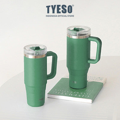 Tyeso Aura Tumbler Handle Portable Stainless Coffee cup 900 mL TS-8866 Thermos Cup Vacuum Insulated