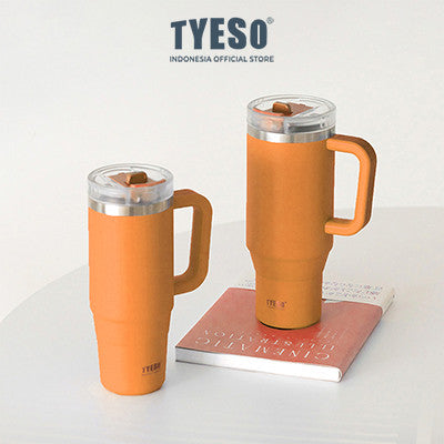 Tyeso Aura Tumbler Handle Portable Stainless Coffee cup 900 mL TS-8866 Thermos Cup Vacuum Insulated