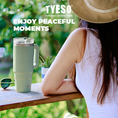 Tyeso Aura Tumbler Portable Stainless Coffee Cup 1200 mL TS-8868 Thermos Cup Vacuum Insulated