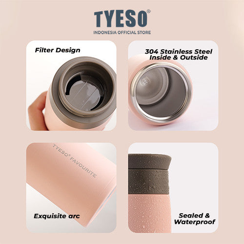 Tyeso Botol Minum 500mL TS-8730 Thermos Cup Vacuum Insulated