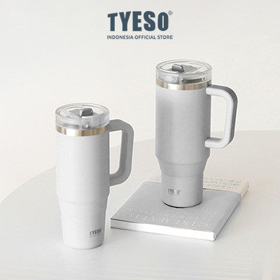 Tyeso Aura Tumbler Handle Portable Stainless Coffee cup 900 mL TS-8866 Thermos Cup Vacuum Insulated